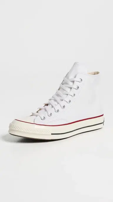 Converse Chuck Taylor 70s High Top Sneakers White/Garnet/Egret M 11.5 | Thumbnail 2