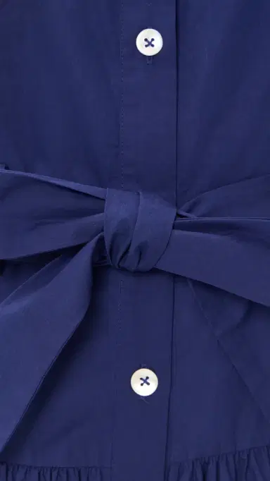 Shoshanna Bradley Midi Dress Indigo | Thumbnail 6