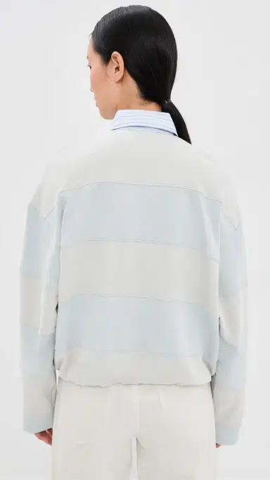 Acne Studios Polo Sweatshirt Light Blue/Grey L | Thumbnail 3