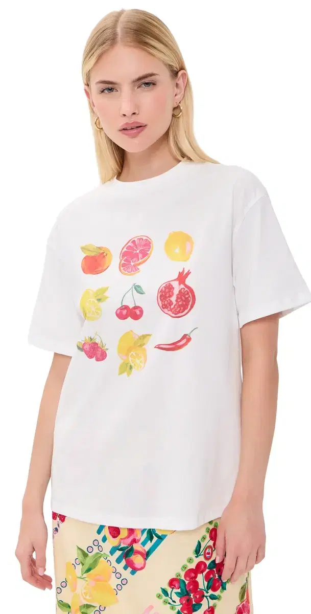 Never Fully Dressed White Fruit T-Shirt White