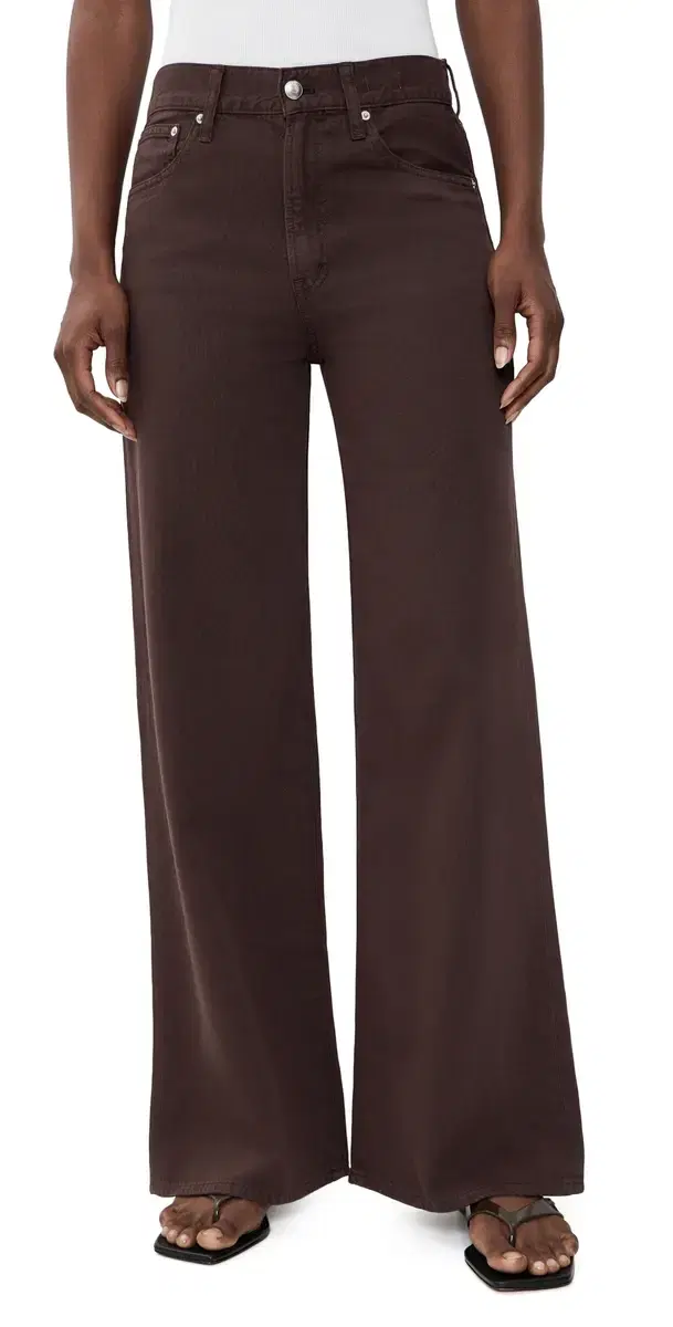 Madewell The Ultimate Airy Denim Wide-Leg Jeans Cocoa