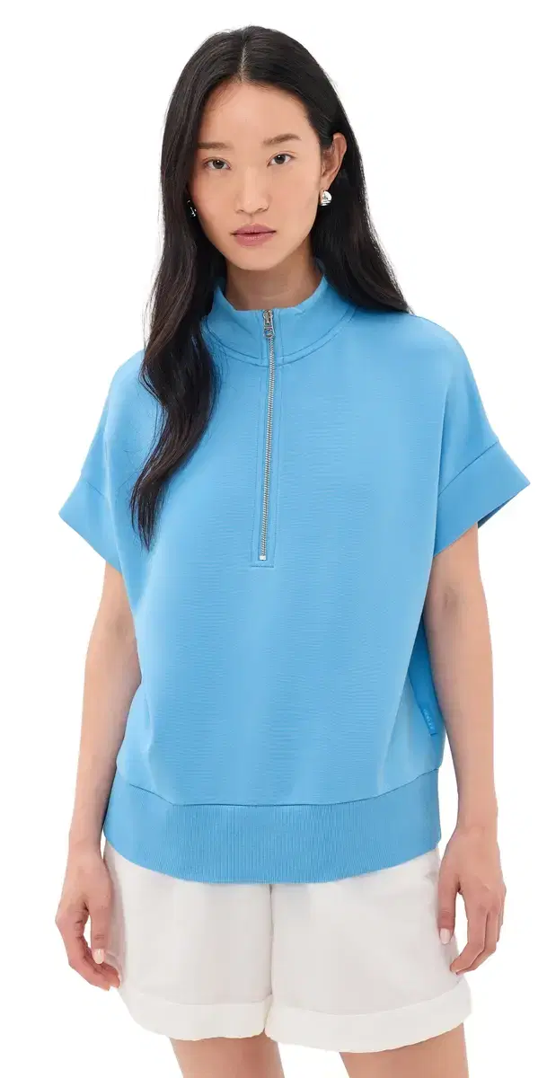 Varley Ritchie hort leeve weatshirt Azure Blue