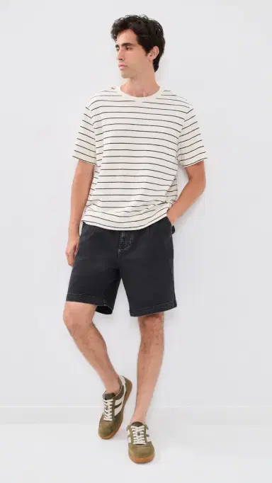 Corridor Spring Pleated Shorts 8 Black | Thumbnail 5