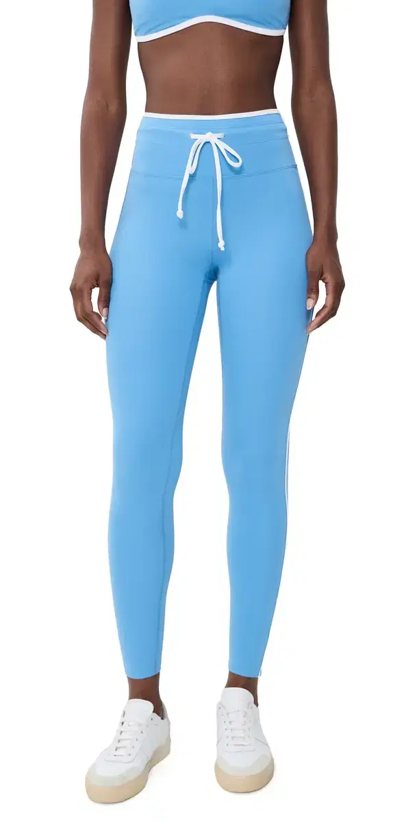 Year of Ours port print 7/8 Leggings port Blue/White