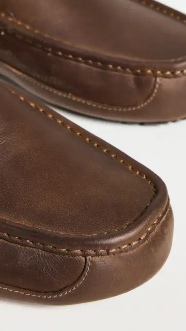 UGG Ascot Leather Slippers Tan 9 | Thumbnail 5