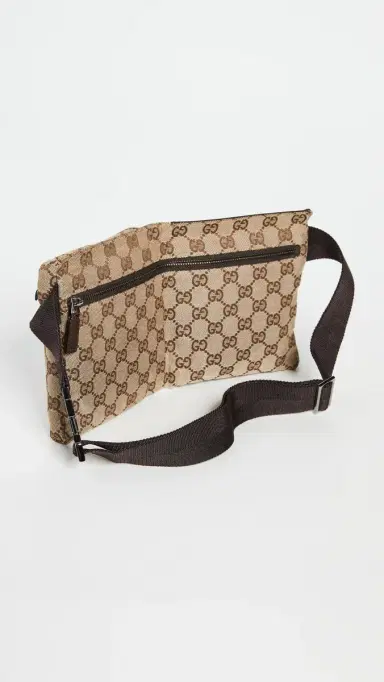 Shopbop Archive Gucci GG Canvas Belt Bag Brown One Size | Thumbnail 3