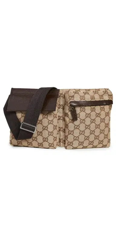 Shopbop Archive Gucci GG Canvas Belt Bag Brown One Size | Thumbnail 1