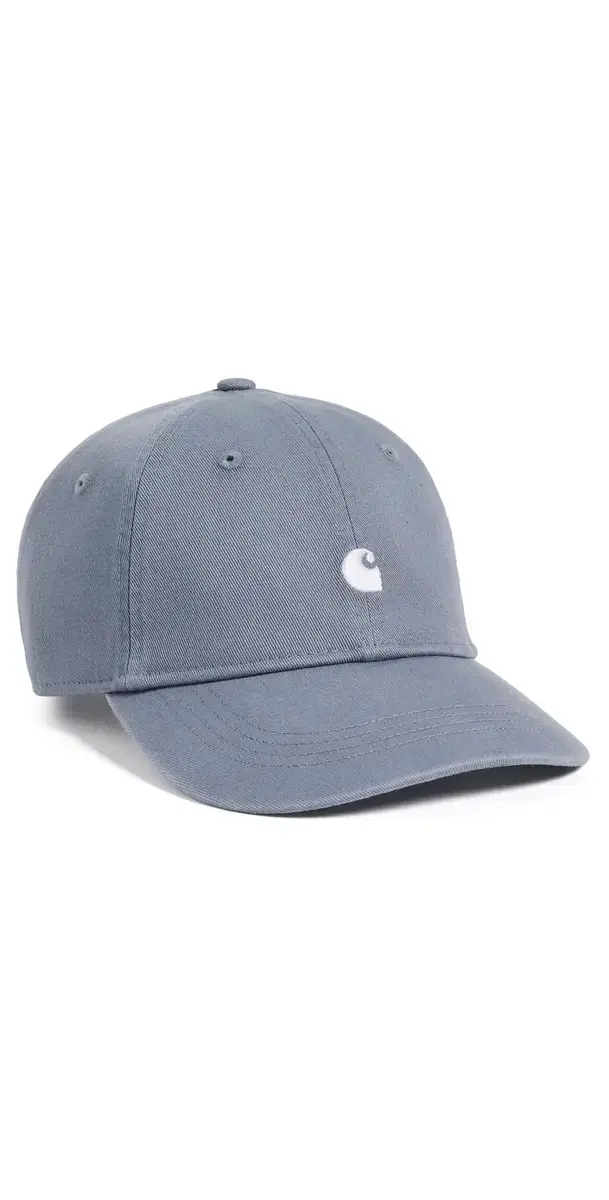 Carhartt WIP Madison Logo Cap Shady Blue/White One Size