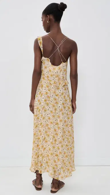 ISABEL MARANT ÉTOILE Luxie Maxi Dress Light Yellow/Ecru 40 | Thumbnail 4 ISABEL MARANT ÉTOILE Luxie Maxi Dress Light Yellow/Ecru 40 | Thumbnail 4