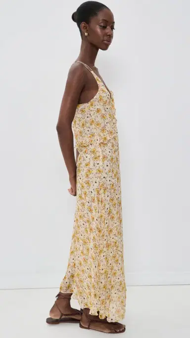 ISABEL MARANT ÉTOILE Luxie Maxi Dress Light Yellow/Ecru 40 | Thumbnail 5 ISABEL MARANT ÉTOILE Luxie Maxi Dress Light Yellow/Ecru 40 | Thumbnail 5