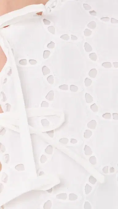 SIMONMILLER Delilah Eyelet Tie Top acadamia | Thumbnail 6