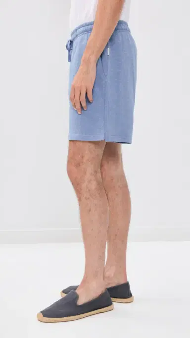 Onia Slub Terry Pull On Shorts oft Blue | Thumbnail 4 Onia Slub Terry Pull On Shorts oft Blue | Thumbnail 4
