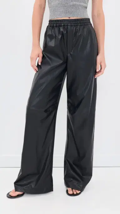 MM6 MAISON MARGIELA Faux Leather Pants Black 42 | Thumbnail 2 MM6 MAISON MARGIELA Faux Leather Pants Black 42 | Thumbnail 2