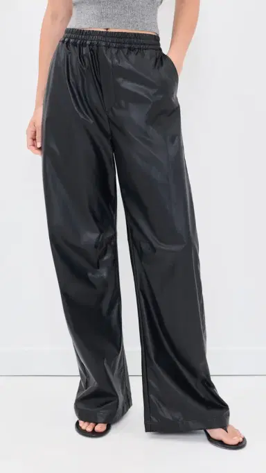 MM6 MAISON MARGIELA Faux Leather Pants Black 42 | Thumbnail 6 MM6 MAISON MARGIELA Faux Leather Pants Black 42 | Thumbnail 6