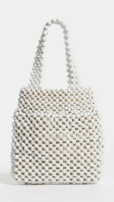 BEMBIEN Maris Beaded Bag Cream One Size | Thumbnail 2 BEMBIEN Maris Beaded Bag Cream One Size | Thumbnail 2