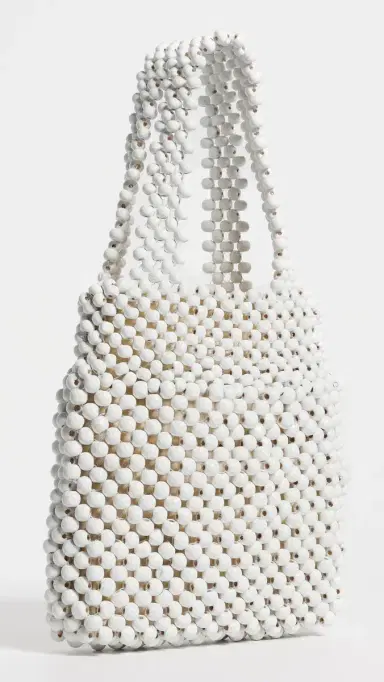 BEMBIEN Maris Beaded Bag Cream One Size | Thumbnail 4 BEMBIEN Maris Beaded Bag Cream One Size | Thumbnail 4