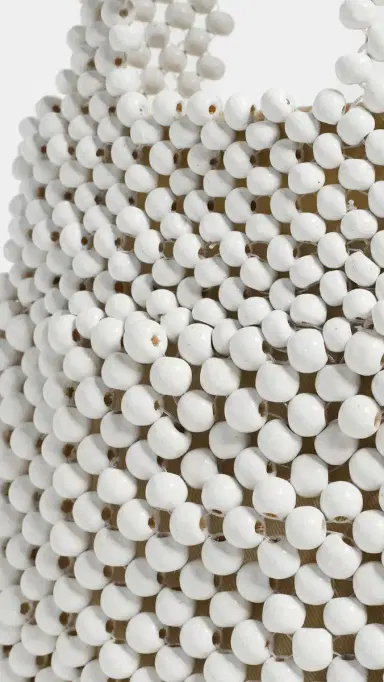 BEMBIEN Maris Beaded Bag Cream One Size | Thumbnail 5 BEMBIEN Maris Beaded Bag Cream One Size | Thumbnail 5