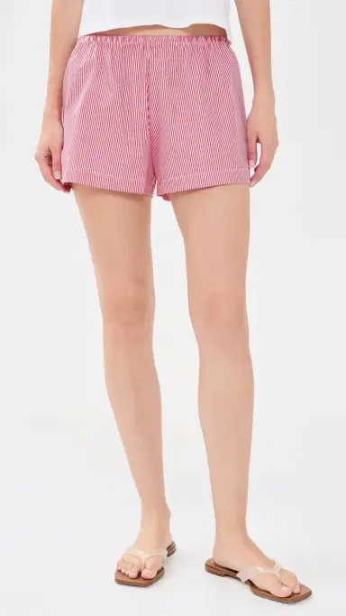 Leset Yoshi tripe ummer Shorts Cerise/White tripe | Thumbnail 2