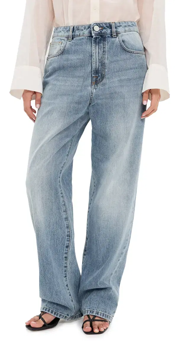 Róhe Bruun Signature Baggy Denim Jeans Classic Blue