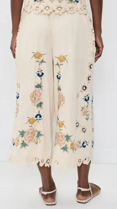 Sea Adonna Embroidered Pants | Thumbnail 3 Sea Adonna Embroidered Pants | Thumbnail 3