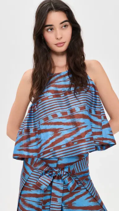 Coniglio Palm Beach Shift Silk Tank Top | Thumbnail 2 Coniglio Palm Beach Shift Silk Tank Top | Thumbnail 2