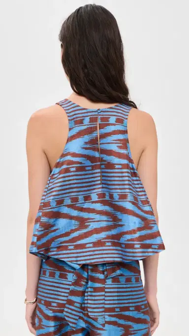 Coniglio Palm Beach Shift Silk Tank Top | Thumbnail 3 Coniglio Palm Beach Shift Silk Tank Top | Thumbnail 3