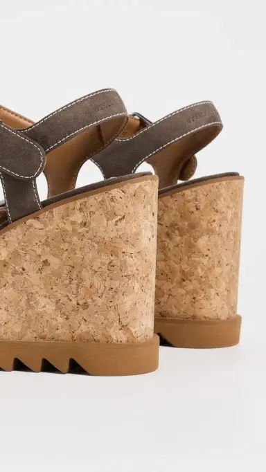 Stella McCartney Sneakelyse Alter Suede Buckle Sandals 120 | Thumbnail 4 Stella McCartney Sneakelyse Alter Suede Buckle Sandals 120 | Thumbnail 4