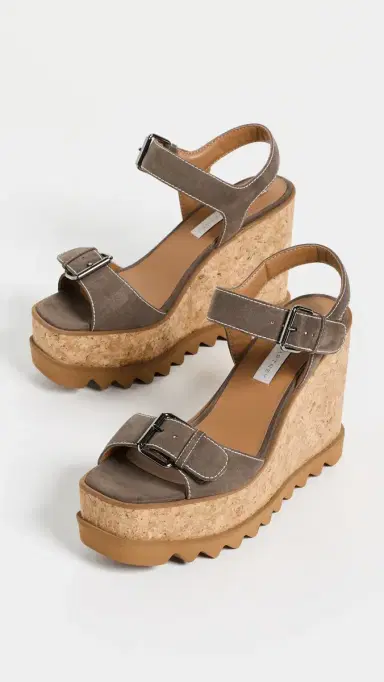 Stella McCartney Sneakelyse Alter Suede Buckle Sandals 120 | Thumbnail 5 Stella McCartney Sneakelyse Alter Suede Buckle Sandals 120 | Thumbnail 5