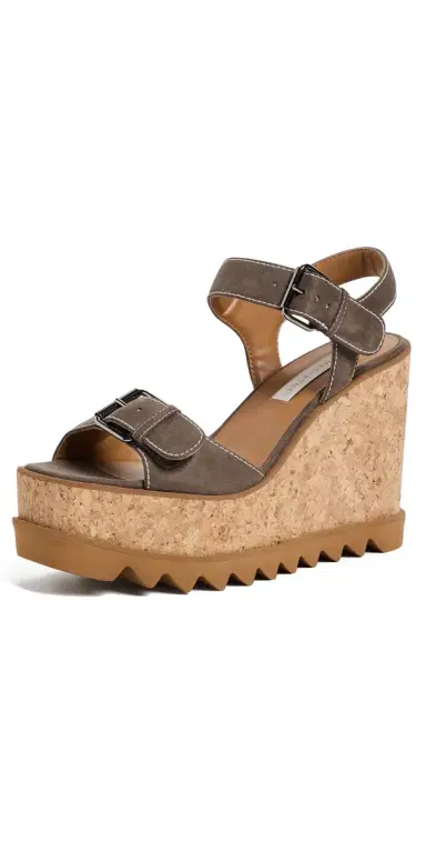Stella McCartney Sneakelyse Alter Suede Buckle Sandals 120 | Thumbnail 1 Stella McCartney Sneakelyse Alter Suede Buckle Sandals 120 | Thumbnail 1
