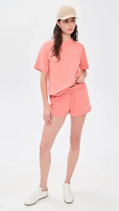 Sporty & Rich Health and Wellness Club T-hirt Flamingo White | Thumbnail 6