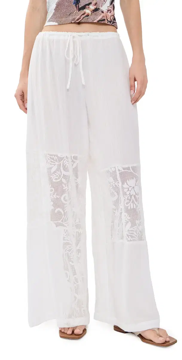 Muse Assembly Celeste Trousers White