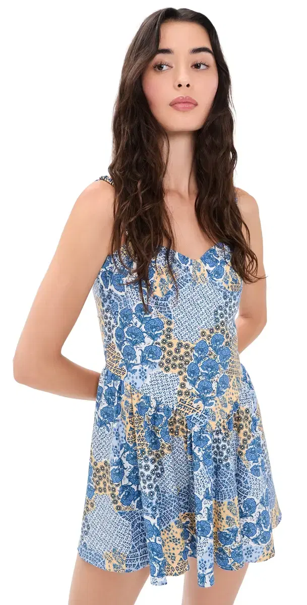 Peixoto Flynn Mini Dress Campo Azul