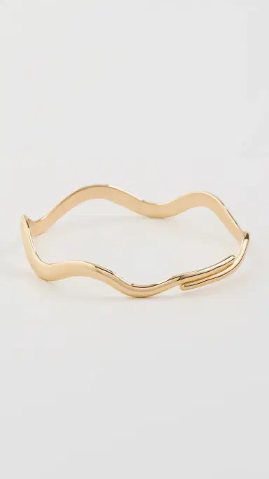 JENNY BIRD Ola Arm Cuff High Polish Gold One Size | Thumbnail 2