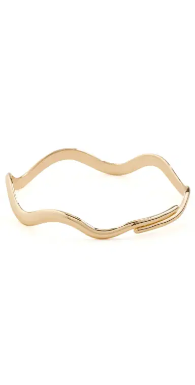 JENNY BIRD Ola Arm Cuff High Polish Gold One Size | Thumbnail 1