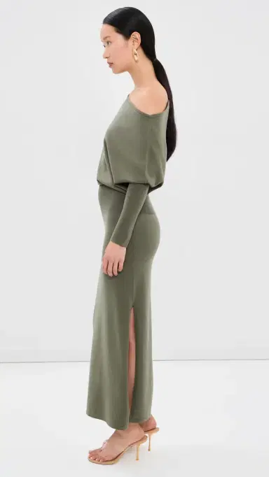 Simkhai Janese Off Shoulder Knit Dress ea Turtle | Thumbnail 4 Simkhai Janese Off Shoulder Knit Dress ea Turtle | Thumbnail 4