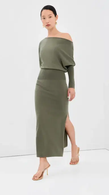 Simkhai Janese Off Shoulder Knit Dress ea Turtle | Thumbnail 5 Simkhai Janese Off Shoulder Knit Dress ea Turtle | Thumbnail 5