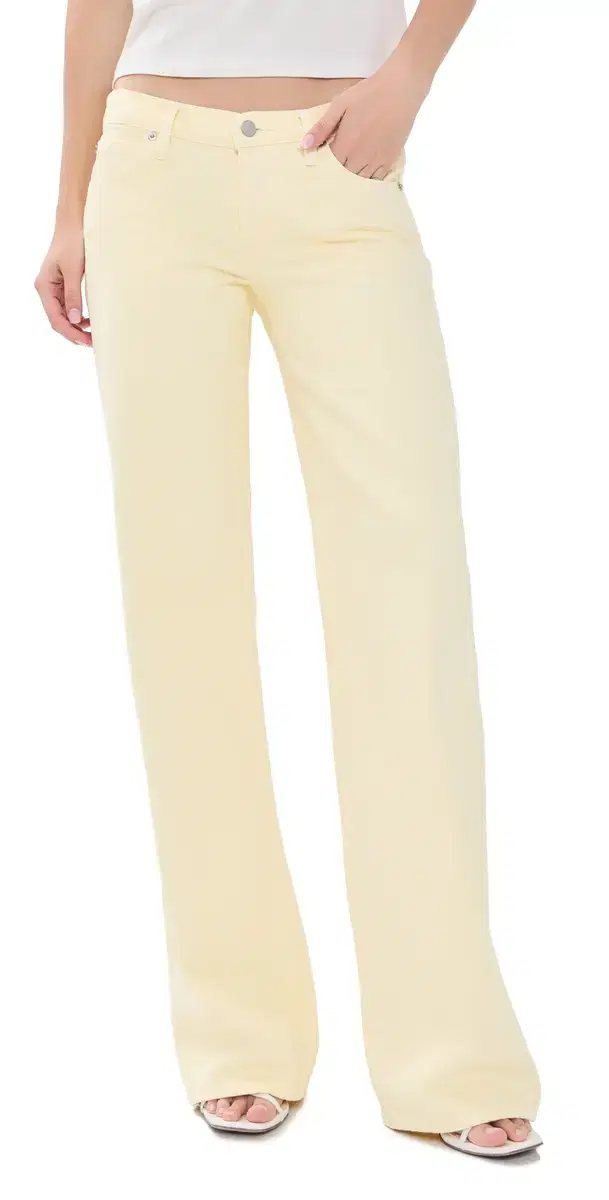 FRAME Frame x Amelia Gray The Gray Jeans Limoncello