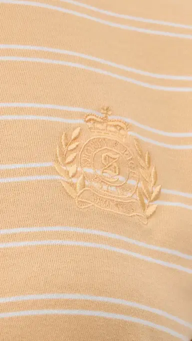 Sporty & Rich NY Crest T-Shirt Limone triped Limone | Thumbnail 6 Sporty & Rich NY Crest T-Shirt Limone triped Limone | Thumbnail 6