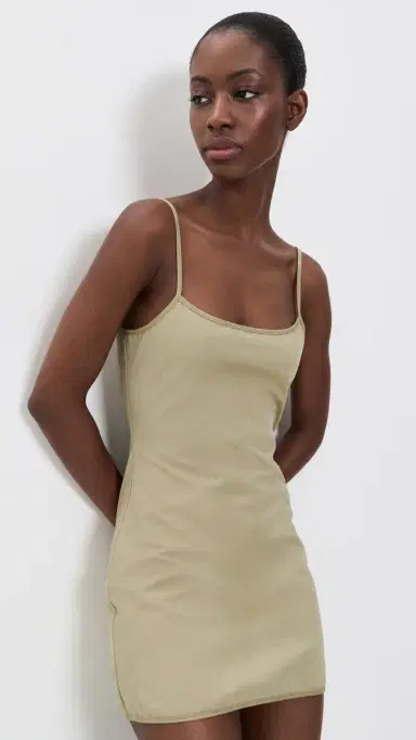 LIONESS Voyage Mini Dress Tan L | Thumbnail 2