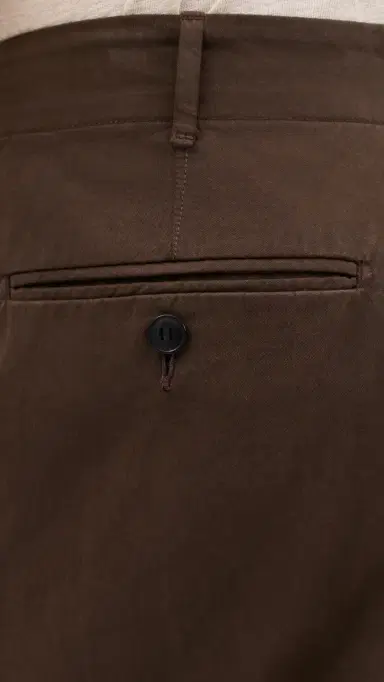 Madewell Cotton Twill Single Pleat Pants Chocolate 31 | Thumbnail 6