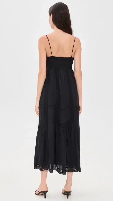 Ulla Johnson Romilly Cotton Dress Noir | Thumbnail 3