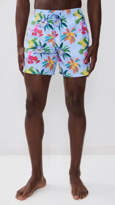 Vilebrequin oorea Swim Trunks 6 Fleur De Lin | Thumbnail 3