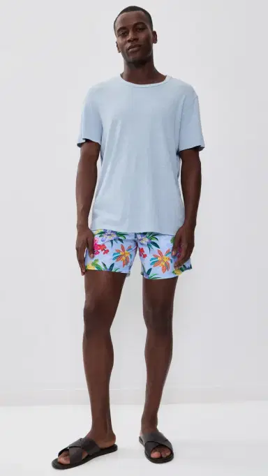 Vilebrequin oorea Swim Trunks 6 Fleur De Lin | Thumbnail 6