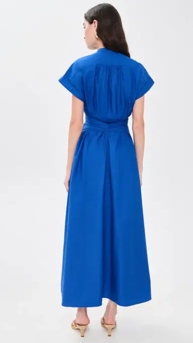 Saloni Neesha Dress 221 Cobalt Blue 0 | Thumbnail 3