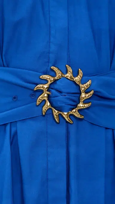 Saloni Neesha Dress 221 Cobalt Blue 0 | Thumbnail 6