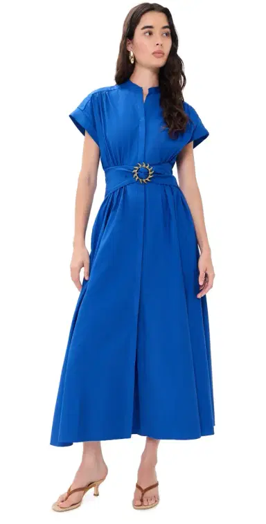 Saloni Neesha Dress 221 Cobalt Blue 0 | Thumbnail 1