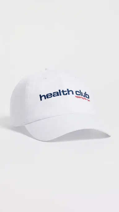 Sporty & Rich Bold Health Cap White Sports Red/Soda One Size | Thumbnail 2