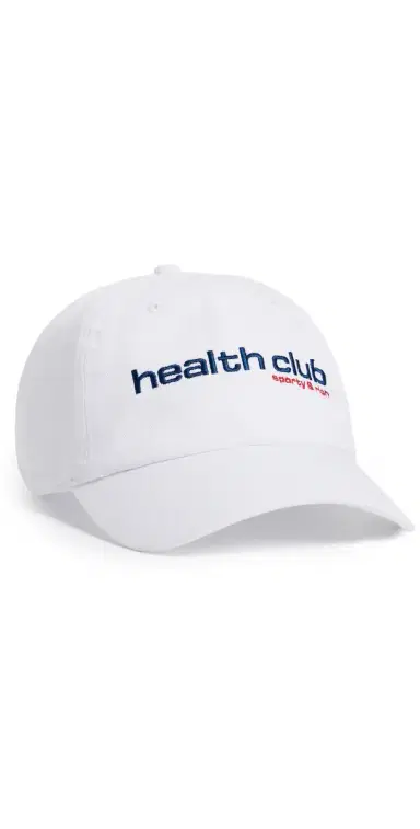 Sporty & Rich Bold Health Cap White Sports Red/Soda One Size | Thumbnail 1