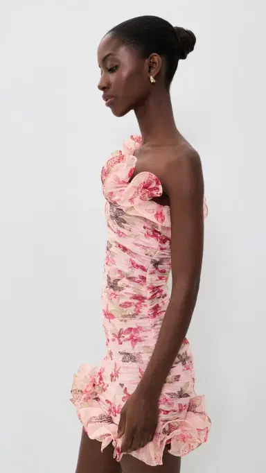 PatBo Orchid Bloom Mini Dress Rose | Thumbnail 4 PatBo Orchid Bloom Mini Dress Rose | Thumbnail 4