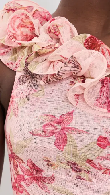 PatBo Orchid Bloom Mini Dress Rose | Thumbnail 6 PatBo Orchid Bloom Mini Dress Rose | Thumbnail 6